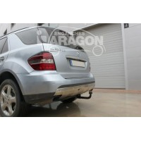 Фаркоп Aragon (быстросъемный крюк, вертикальное крепление) для Mercedes-Benz GL-Класс X164 2006-2012.. Артикул E4117CV