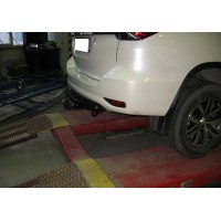 Фаркоп Sheriff для Toyota Fortuner II 2015-2020. Быстросъемный крюк. Артикул 3714.21