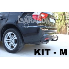 Фаркоп Aragon (быстросъемный крюк, вертикальное крепление) для BMW X3 Е83 2004-2010.. Артикул E0805AV