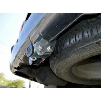 Фаркоп Galia оцинкованный для Toyota Land Cruiser 200 2007-2020. Быстросъемный крюк. Артикул T070C