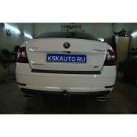 Фаркоп Westfalia для Skoda Octavia A7 лифтбэк, универсал (вкл. Scout и RS) 2013-2020. Быстросъемный крюк. Артикул 317132600001
