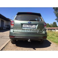 Фаркоп Galia оцинкованный для Subaru Forester IV 2013-2018. Быстросъемный крюк. Артикул S106C