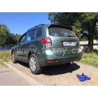 Фаркоп Galia оцинкованный для Subaru Forester IV 2013-2018. Быстросъемный крюк. Артикул S106C