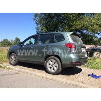 Фаркоп Galia оцинкованный для Subaru Forester IV 2013-2018. Быстросъемный крюк. Артикул S106C
