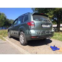 Фаркоп Galia оцинкованный для Subaru Forester IV 2013-2018. Быстросъемный крюк. Артикул S106C
