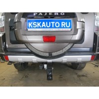 Фаркоп Imiola для Mitsubishi Pajero IV 2008-2020. Быстросъемный крюк под квадрат. Артикул Y.201