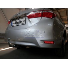 Фаркоп Galia оцинкованный для Toyota Corolla E180/E170 седан 2013-2019. Быстросъемный крюк. Артикул T064C