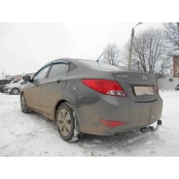 Фаркоп Tavials (Лидер-Плюс) для Hyundai Solaris I седан, хэтчбек 2010-2017. Артикул H219-BA