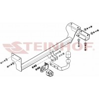 Фаркоп Steinhof для Kia Picanto II хетчбек 5-дв. 2011-2017. Артикул K-037