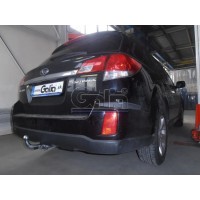 Фаркоп Galia оцинкованный для Subaru Outback IV 2009-2014. Быстросъемный крюк. Артикул S102C