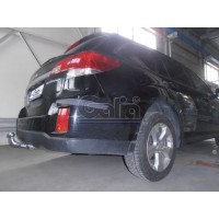 Фаркоп Galia оцинкованный для Subaru Outback IV 2009-2014. Быстросъемный крюк. Артикул S102C