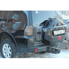 Фаркоп Brink (Thule) для Mitsubishi Pajero IV V80/90 короткая и длинная кол. базы (искл. 3.2 DiD 2010-) 2007-2020. Фланцевое крепление. Артикул 470500