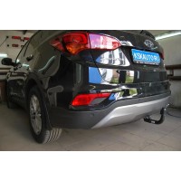 Фаркоп Auto-Hak для Hyundai Santa Fe III 2012-2017. Быстросъемный крюк. Артикул J 68V