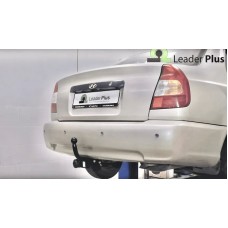 Фаркоп Лидер-Плюс для Hyundai Accent II (ТагАЗ) седан 2000-2008. Артикул H201-A