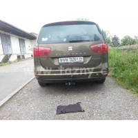 Фаркоп Auto-Hak для Volkswagen Sharan 2010-2011. Быстросъемный крюк. Артикул K 54A