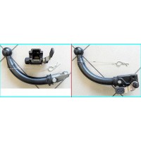 Фаркоп Auto-Hak для Volkswagen Sharan 2010-2011. Быстросъемный крюк. Артикул K 54A
