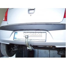 Фаркоп Galia оцинкованный для Hyundai i10 I 2008-2013. Быстросъемный крюк. Артикул H075C