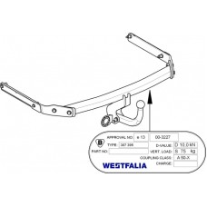 Фаркоп Westfalia для Ford Focus III седан 2011-2020. Артикул 307462600001