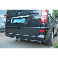 Фаркоп Galia оцинкованный для Mercedes-Benz Vito W639 RWD 2003-2014. Артикул M108A