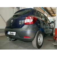 Фаркоп Galia оцинкованный для Renault Sandero I хэтчбек 2008-2013. Быстросъемный крюк. Артикул D040C