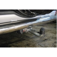 Фаркоп Galia оцинкованный для Mitsubishi Pajero III V7 3/5-дв. 2000-2006. Быстросъемный крюк. Артикул M082C