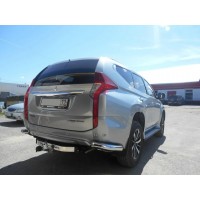 Фаркоп Baltex для Mitsubishi Pajero Sport II 2008-2016. (с декор. накладкой) Фланцевое крепление. Артикул MP-10-2aNM