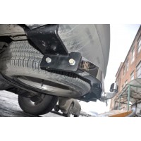 Фаркоп Baltex для Mitsubishi Pajero Sport II 2008-2016. (с декор. накладкой) Фланцевое крепление. Артикул MP-10-2aNM