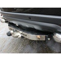 Фаркоп Baltex для Mitsubishi Pajero Sport II 2008-2016. (с декор. накладкой) Фланцевое крепление. Артикул MP-10-2aNM
