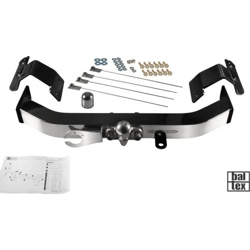 Фаркоп Baltex для Toyota Land Cruiser 100 GX 1998-2007 с нержавеющей накладкой. Артикул Y09E