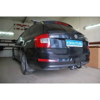 Фаркоп Steinhof для Skoda Octavia A7 седан, универсал 2013-2020. Артикул V-062