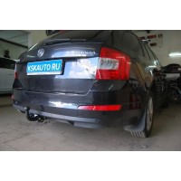 Фаркоп Steinhof для Skoda Octavia A7 седан, универсал 2013-2020. Артикул V-062
