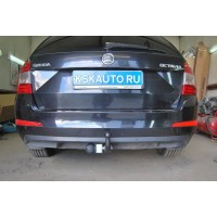 Фаркоп Steinhof для Skoda Octavia A7 седан, универсал 2013-2020. Артикул V-062