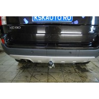 Фаркоп Galia оцинкованный для Volvo XC90 I 2003-2014. Быстросъемный крюк. Артикул V057C