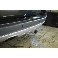Фаркоп Galia оцинкованный для Volvo XC90 I 2003-2014. Быстросъемный крюк. Артикул V057C