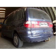 Фаркоп Galia оцинкованный для Volkswagen Sharan 2/4WD 1996-2000. Быстросъемный крюк. Артикул F105C