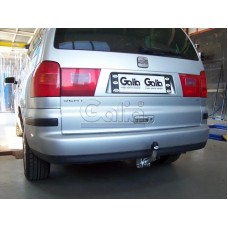 Фаркоп Galia оцинкованный для Seat Alhambra I 2/4WD 2000-2010. Быстросъемный крюк. Артикул F104C