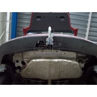 Фаркоп Galia оцинкованный для Volkswagen Touran 2002-2020. Быстросъемный крюк. Артикул V065C