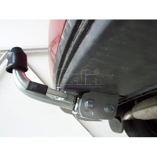 Фаркоп Galia оцинкованный для Volkswagen Touran 2002-2020. Быстросъемный крюк. Артикул V065C