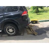 Фаркоп Лидер-Плюс для Mitsubishi Pajero Sport III 2016-2020. Фланцевое крепление. Артикул M115-FC