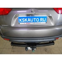 Фаркоп Лидер-Плюс для Mitsubishi Pajero Sport III 2016-2020. Фланцевое крепление. Артикул M115-FC