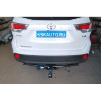 Фаркоп Baltex для Toyota Highlander III 2014-2020. Быстросъемный крюк. Артикул 24.2790.31