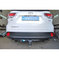 Фаркоп Baltex для Toyota Highlander III 2014-2020. Быстросъемный крюк. Артикул 24.2790.31