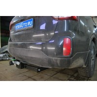 Фаркоп Лидер-Плюс для Kia Sorento II рестайлинг XM FL 2012-2020. Фланцевое крепление. Артикул H224-F