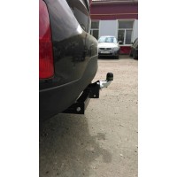 Фаркоп Лидер-Плюс для Kia Sorento II рестайлинг XM FL 2012-2020. Фланцевое крепление. Артикул H224-F
