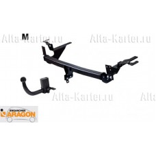 Фаркоп Aragon для Ford Focus II 3/5 дв. хэтчбек (искл. ST/RS) 2004-2011. Быстросъемный крюк. Артикул E2013AM