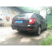 Фаркоп Galia оцинкованный для Skoda Supreb II седан, универсал 2008-2015. Артикул S099A