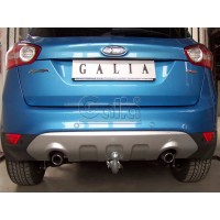 Фаркоп Galia оцинкованный для Ford Kuga II 2012-2020. Быстросъемный крюк. Артикул F113C