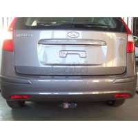 Фаркоп Galia оцинкованный для Hyundai i30 I универсал 2008-2011. Быстросъемный крюк. Артикул H076C