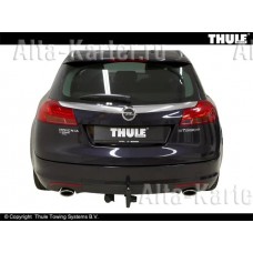 Фаркоп Brink (Thule) для Opel Insignia седан, хэтчбек, универсал 2008-2013. Быстросъемный крюк. Артикул 522300