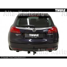 Фаркоп Brink (Thule) для Opel Insignia седан, хэтчбек, универсал 2008-2013. Быстросъемный крюк. Артикул 522300